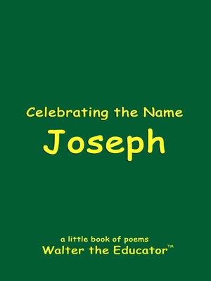 cover image of Celebrating the Name Joseph